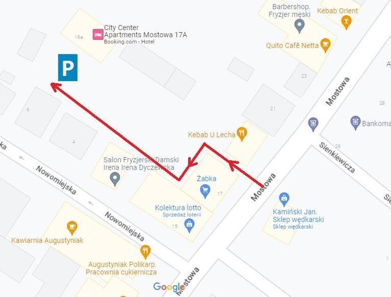 אוגוסטוב City Center Apartments Mostowa 17A מראה חיצוני תמונה
